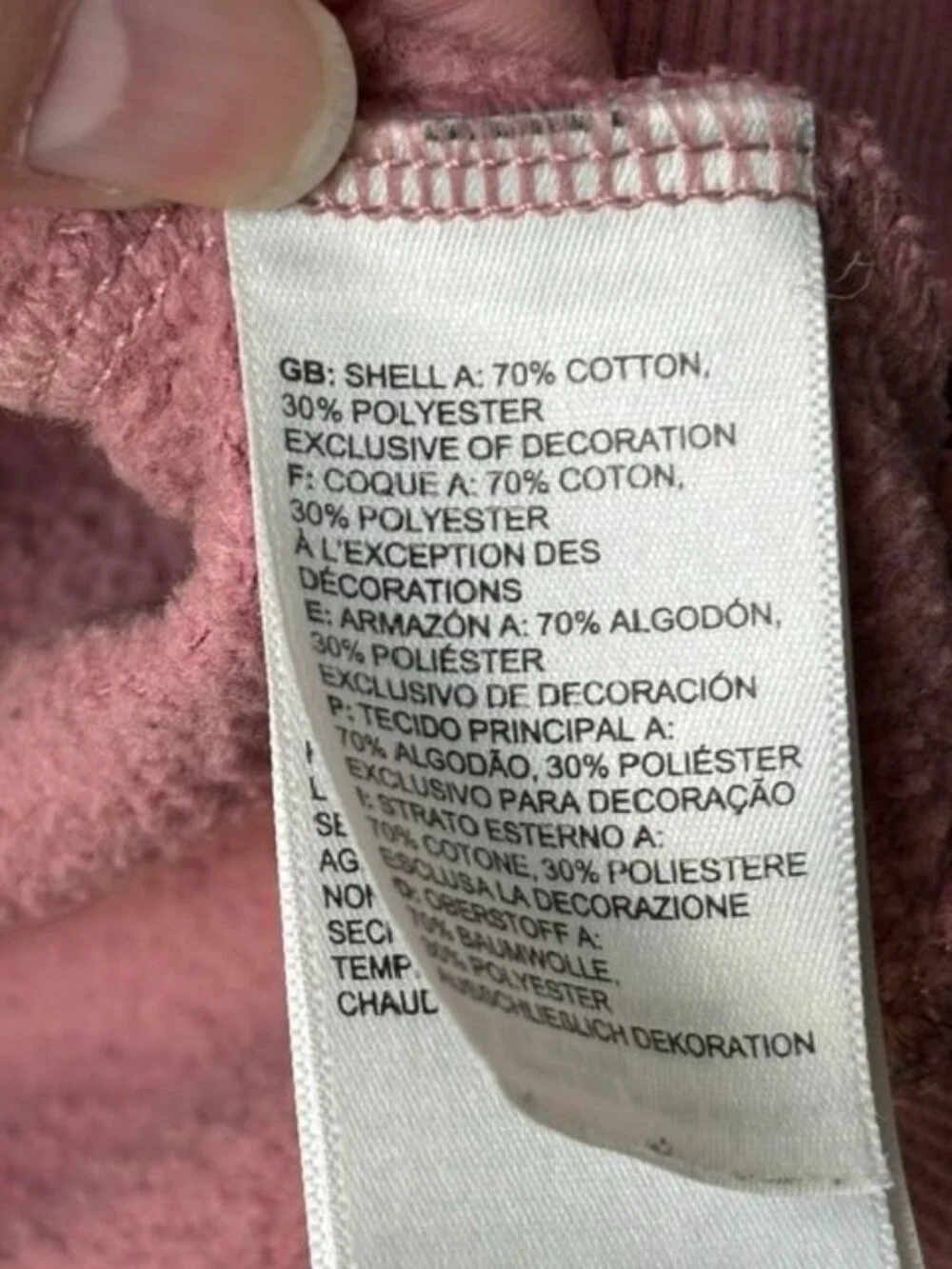 The North Face Women's Pink Crewneck Sweatshirt Small Fleece Logo Pullover